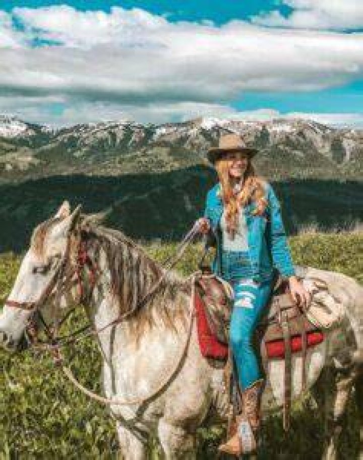 Abby Labar likes horse riding
