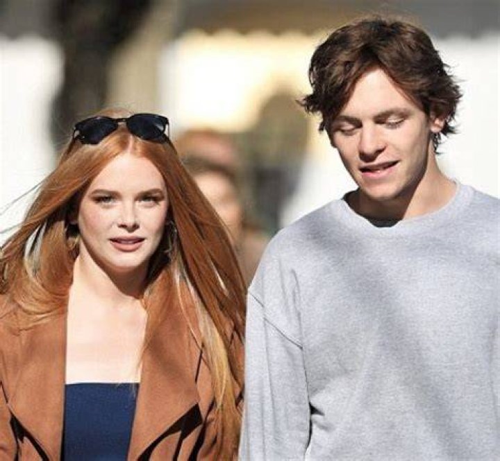 Abigail Cowen with her boyfriend Danny Griffin