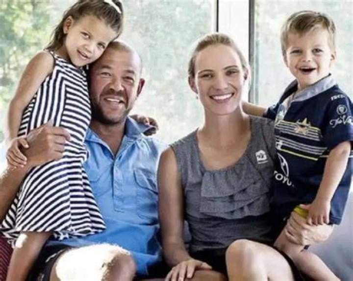 Andrew Symonds and his kids Billy and Chloe Symonds