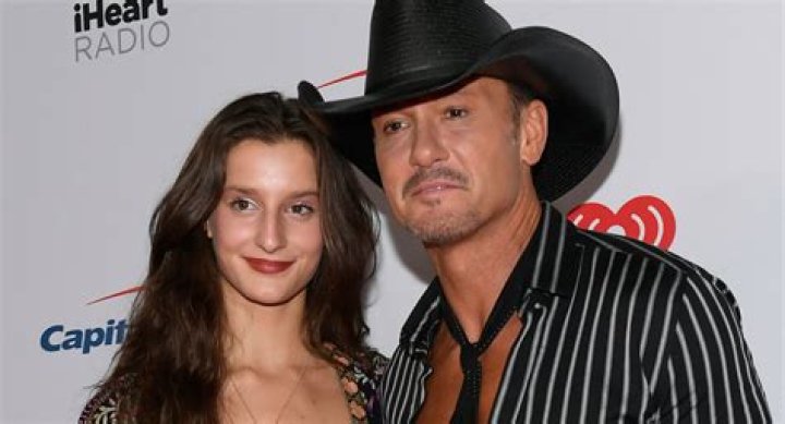 Audrey McGraw with her father Tim McGraw, mother Faith Hill, sisters Gracie McGraw and Maggie Elizabeth McGraw
