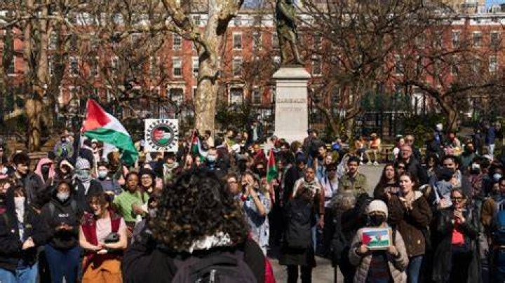 Audrey participated in protests