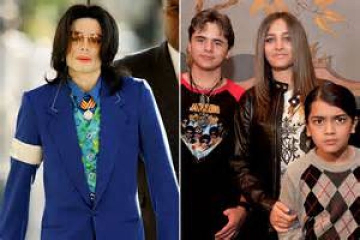 Bigi Jackson with his brother and sister