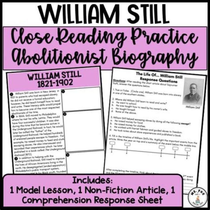 Black Abolitionist William Still