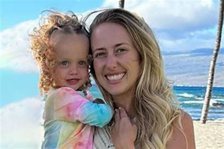 Brittany with her daughter Sterling Skye Mahomes