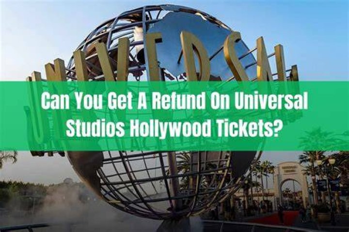 Can I change the date on my Universal tickets Hollywood?
