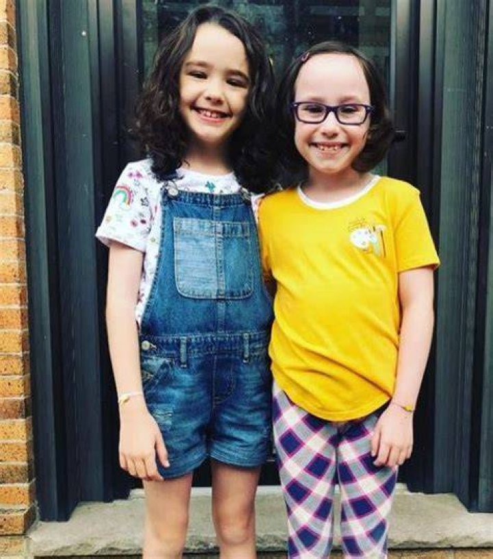 Clara Stack with her sister