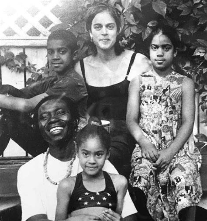 Clark Backo in her childhood with her brother and sister