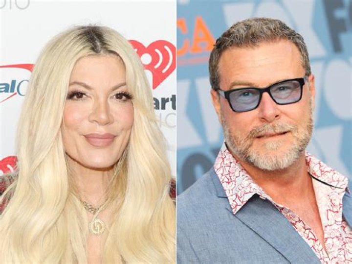 Dean McDermott shared a kiss with Lily Calo