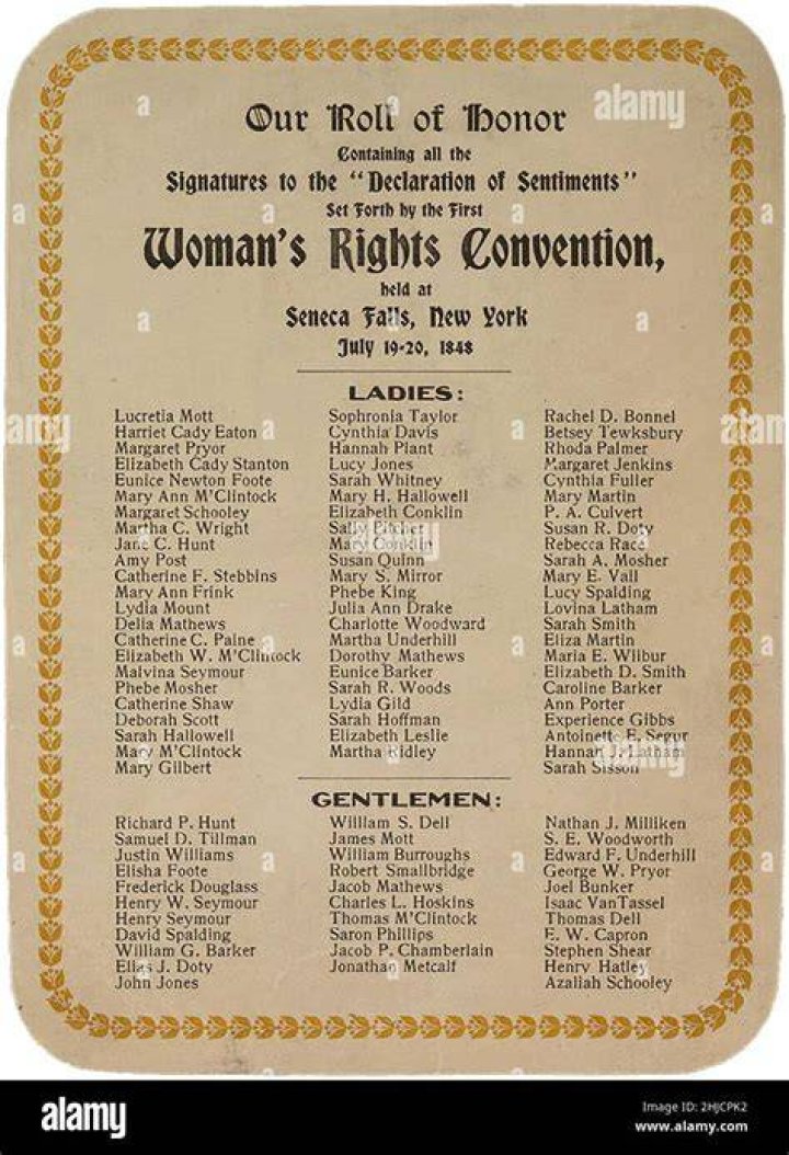 Declaration Of Sentiments