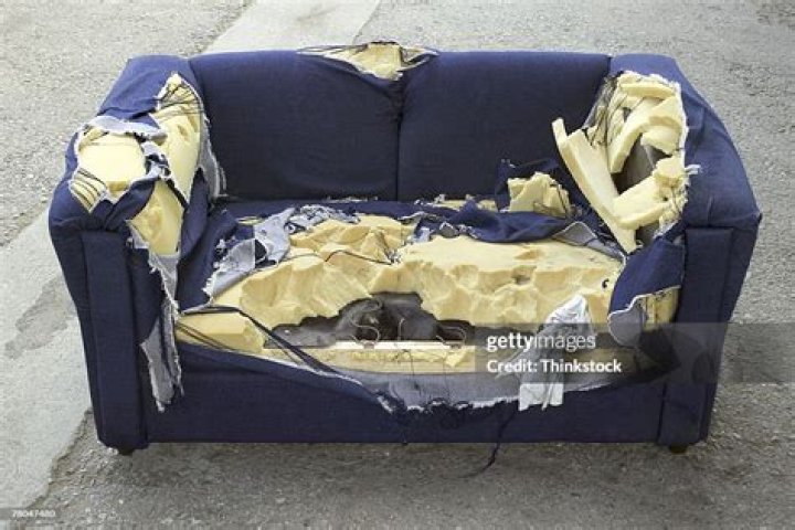 Destroyed Couch In The Führerbunker