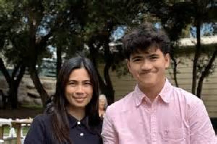 Diana Zubiri and her son