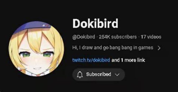 Dokibird Selen Tatsuki youtube channel