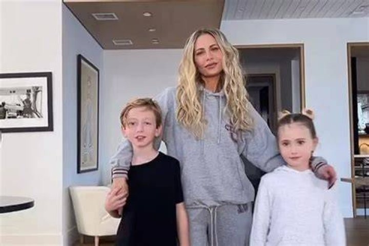 Dorit Kemsley with her son and daughter