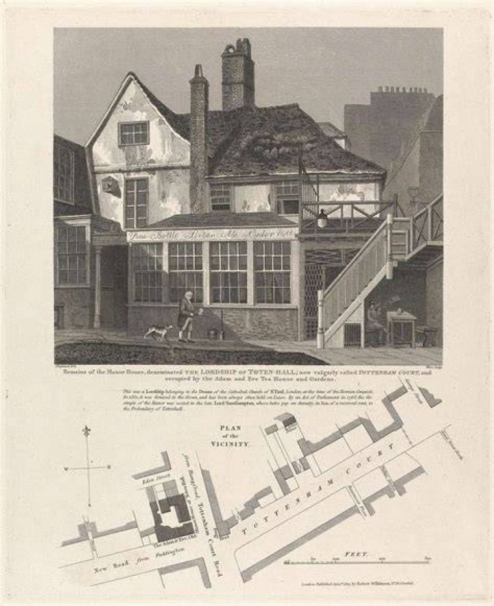 Drawing of Toten Hall House