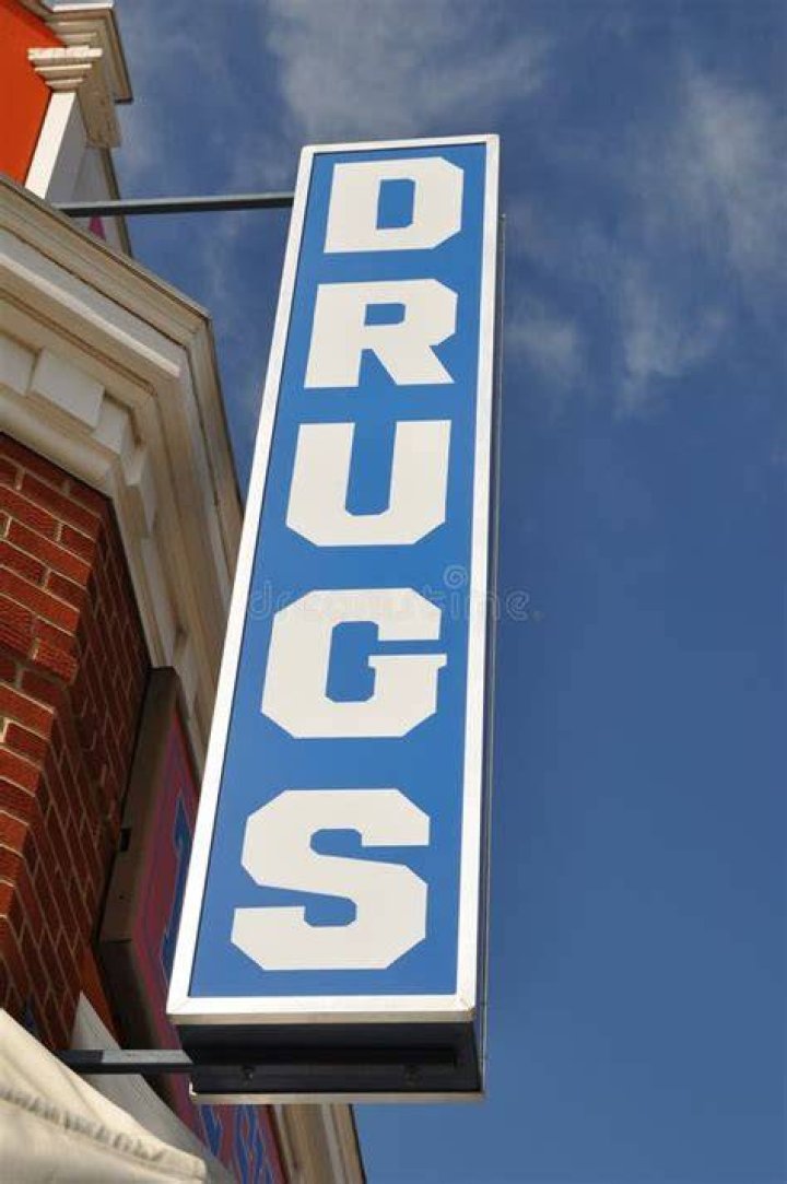 Drugs Store Sign
