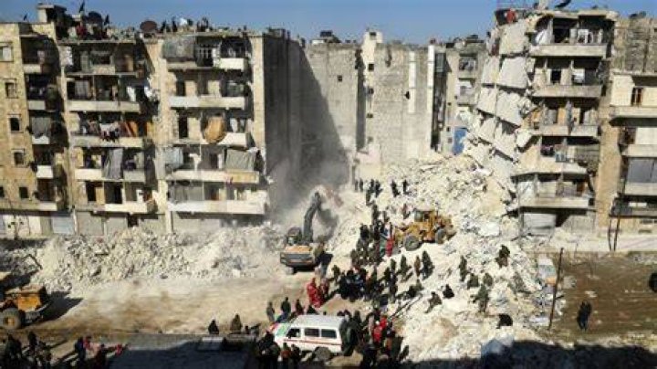 Earthquake of Aleppo Syria