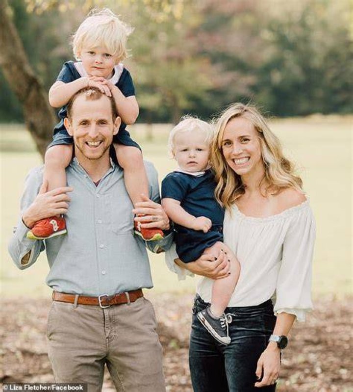 Eliza Fletcher with her husband and kids