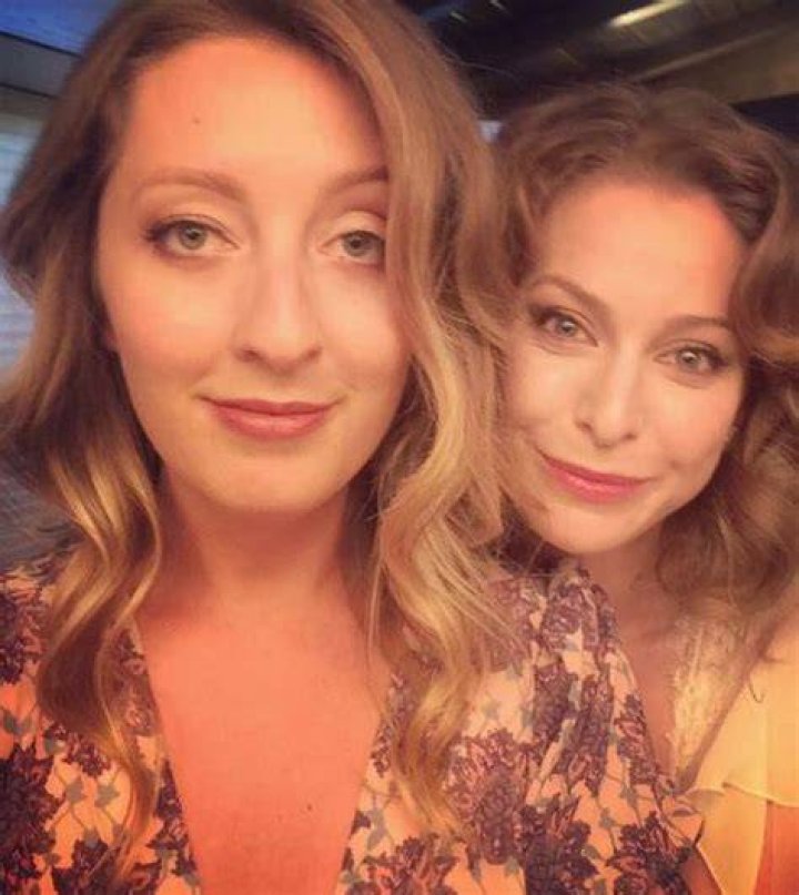 Esme Bianco with her bestie