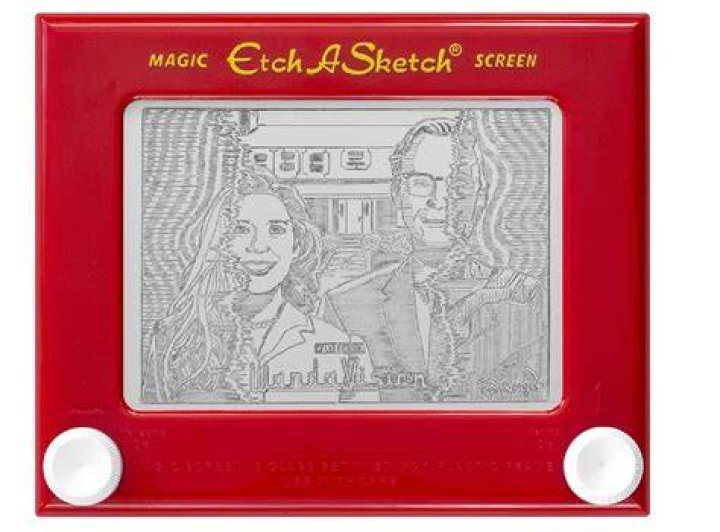 Etch A Sketch Woman