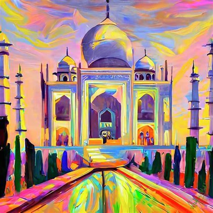 Etch-A-Sketch Art Taj Mahal