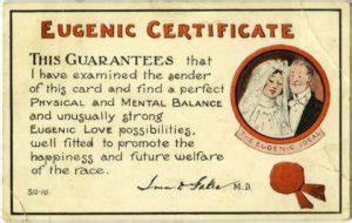 Eugenics Certificate