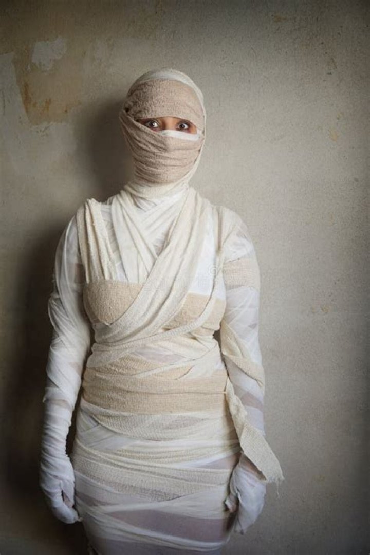Female Qilakitsoq Mummy Wrapped In Fur