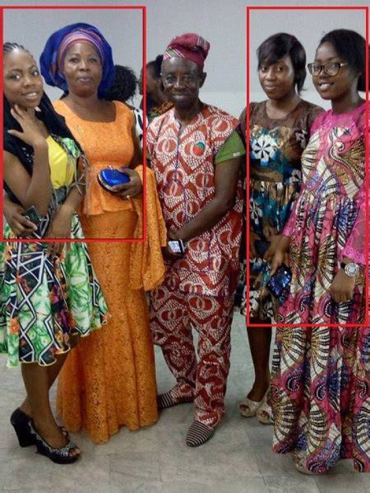 Femi Ogunrombi wife and three daughters