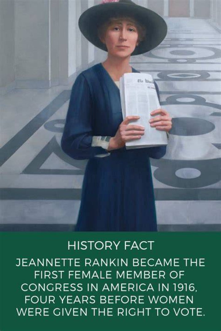 First Female Member Of Congress