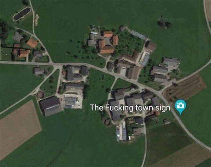 Fucking Town Sign