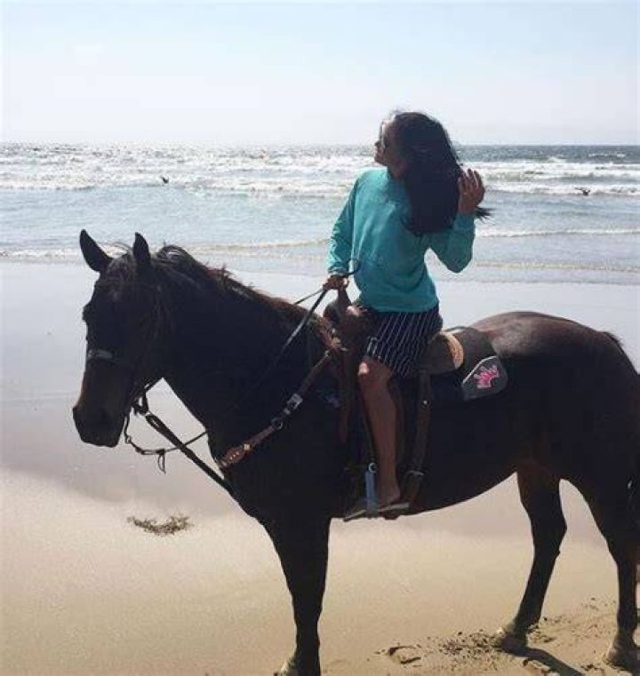 Gianna Hammer loves horse riding