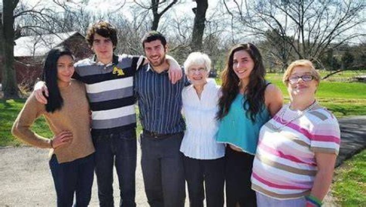Gianna Hammer with her family