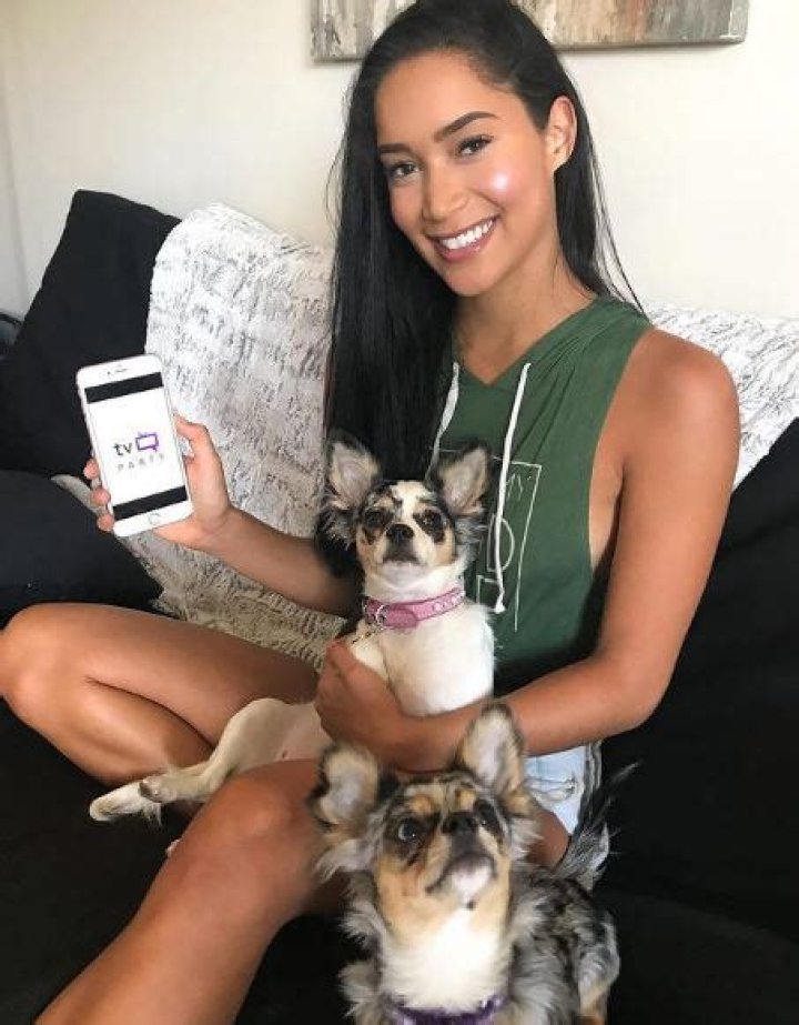 Gianna Hammer with her pet dogs