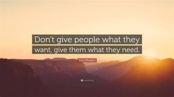 Give Them What They Want