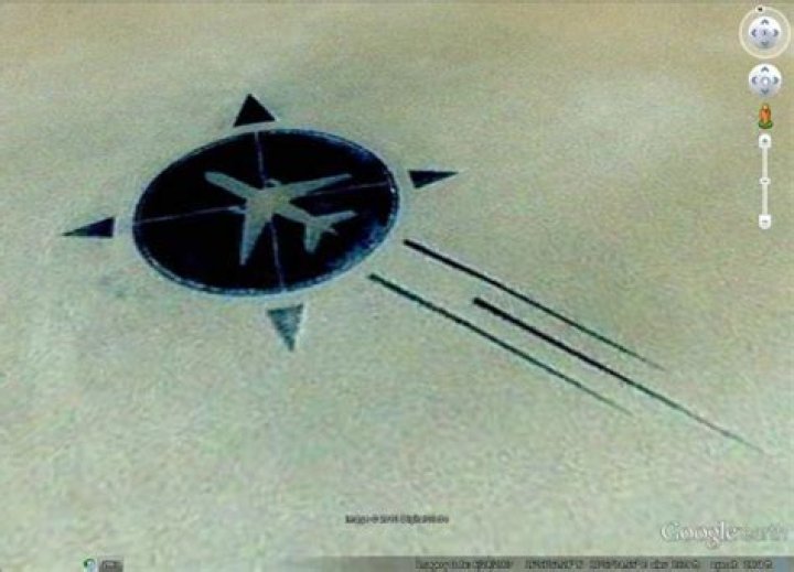 Google Earth Picture Of UTA Flight 772 Memorial