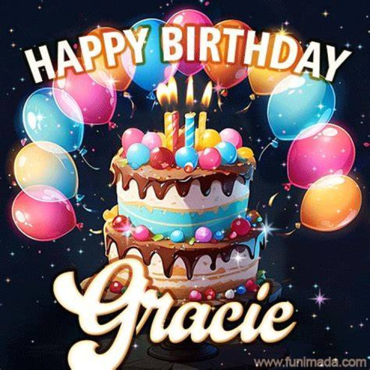 Gracie on her birthday
