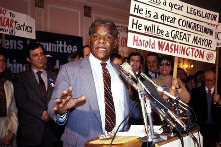 Harold Washington Victory Rally