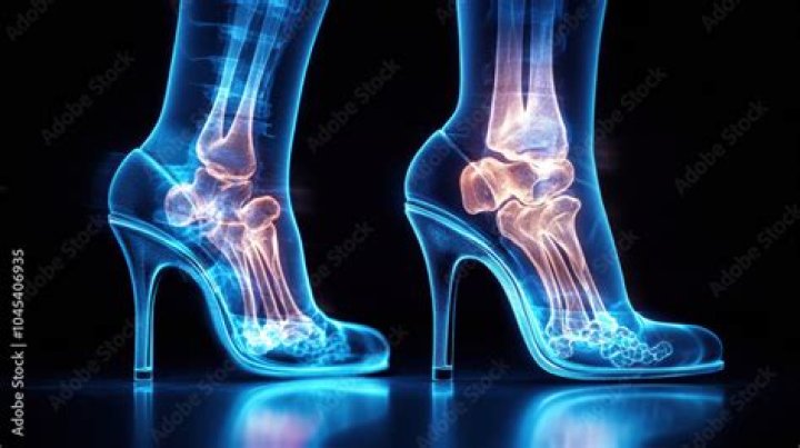 High Heel Shoe Xray