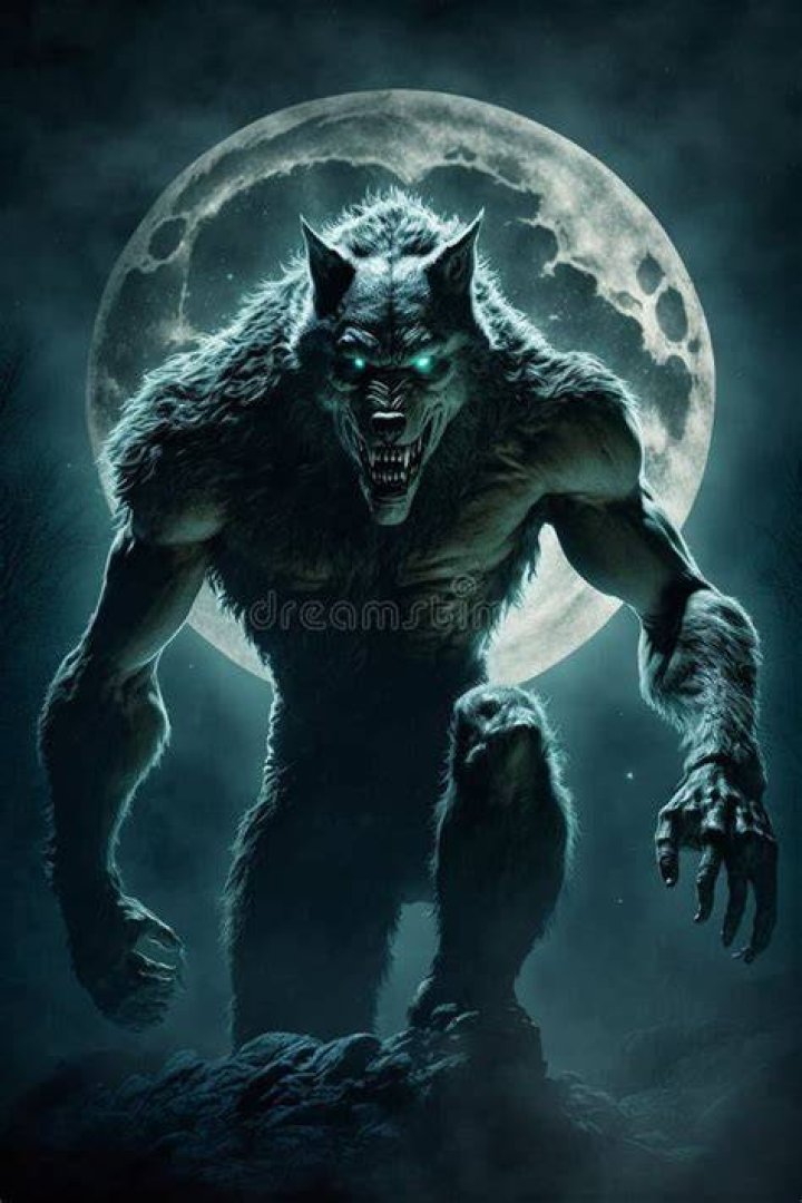 Illustration Of Werewolf Devouring Children
