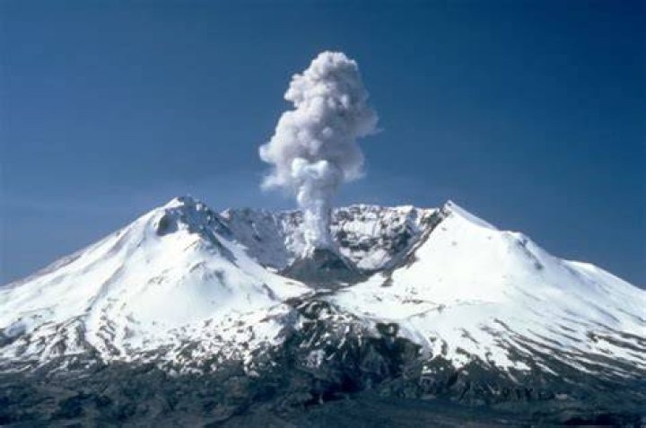 Initial Eruption Of Mount St. Helens