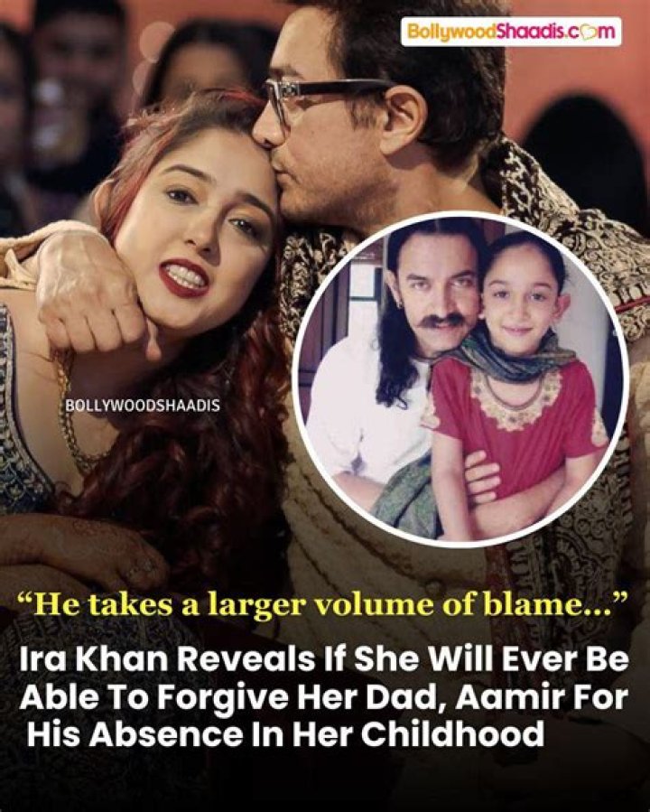 Ira Khan with her dad