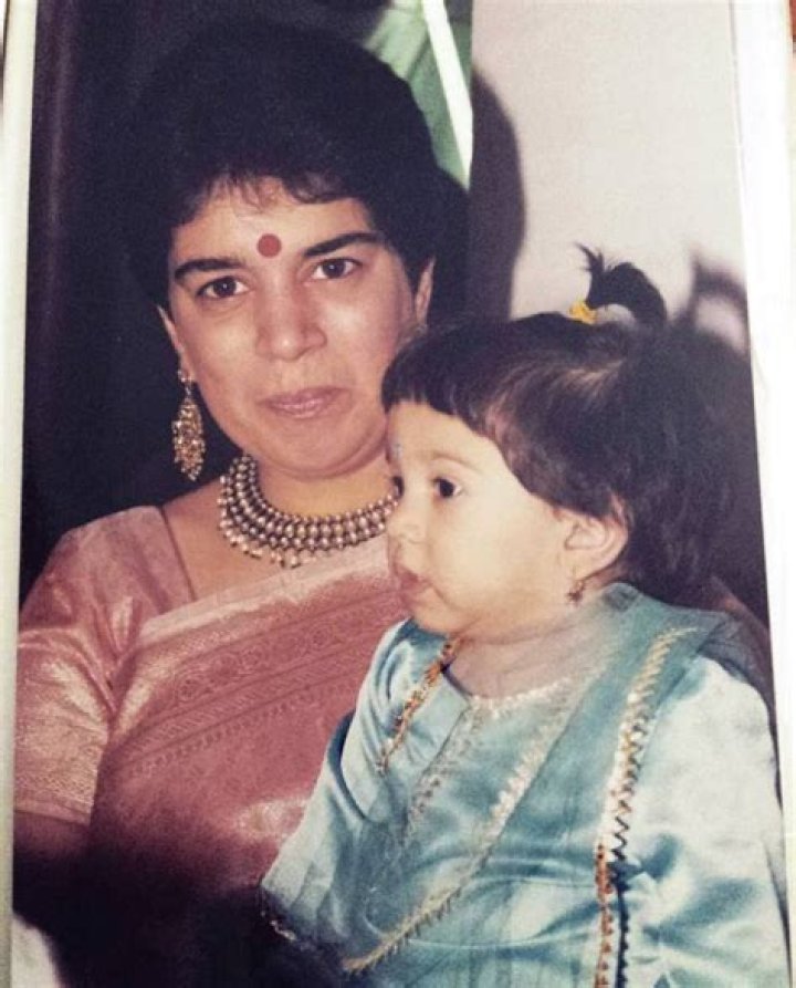 Ira Khan with her mother