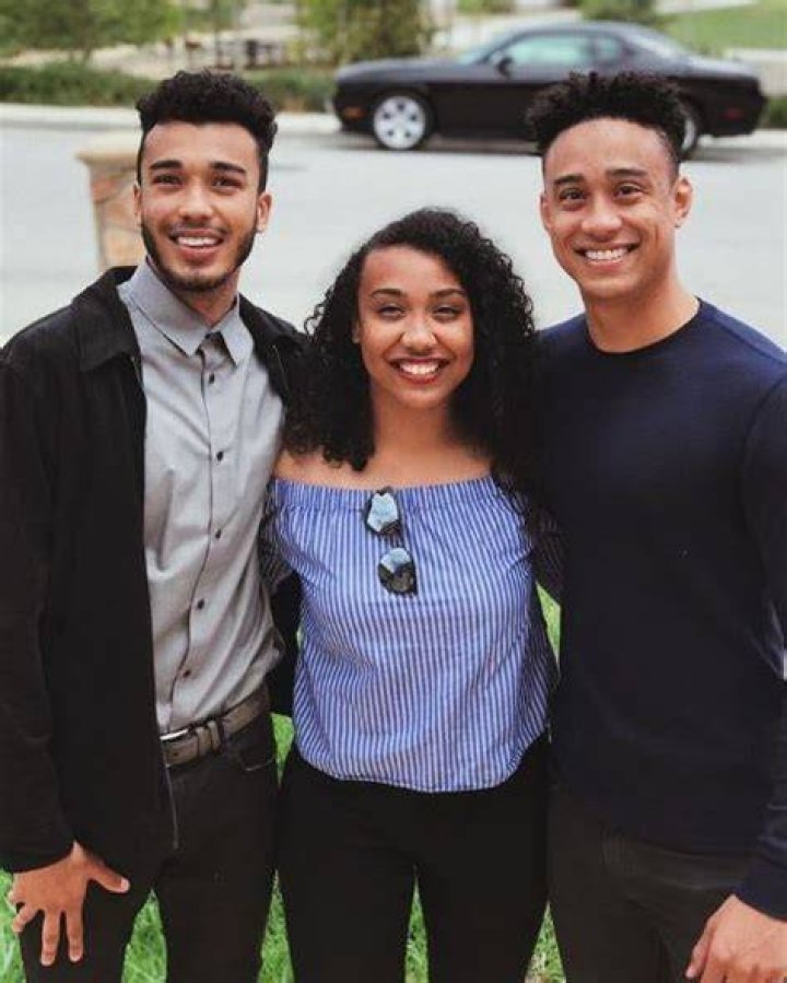 Jeremiah Gray with his sister and brother