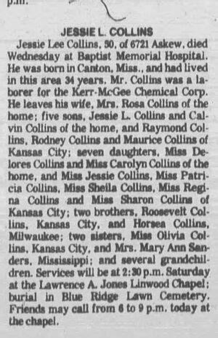 Jessie Collins family