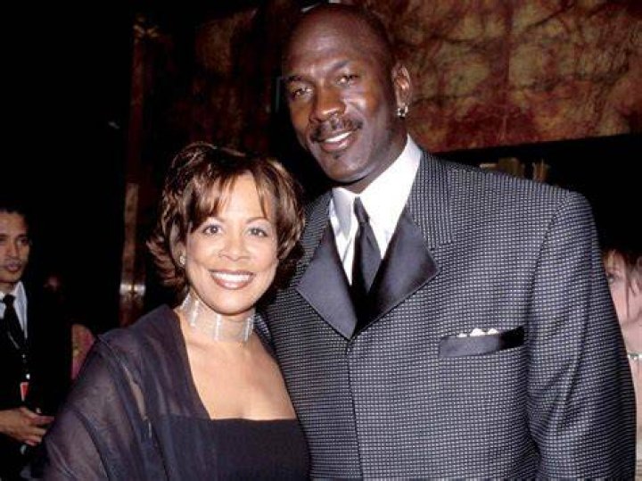 Juanita Vanoy and Michael Jordan