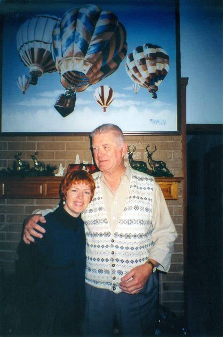 Karen with her Dad