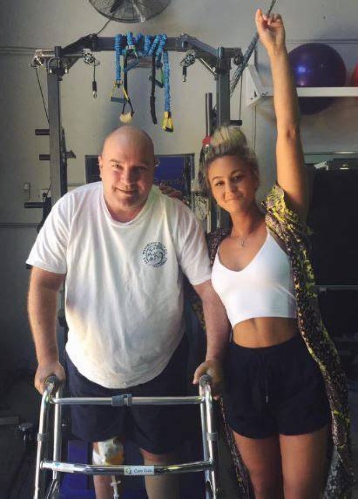 Karina with her dad Pat Irby
