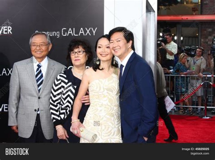 Ken with his parents and siblings