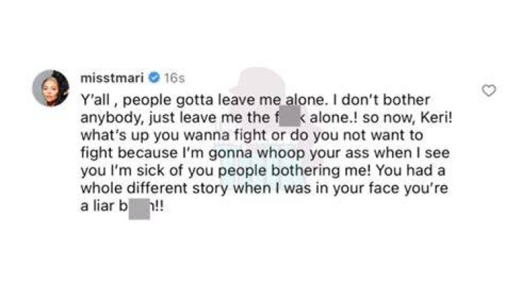 Keri Hilson Teairra Mari Response Hip Hop News