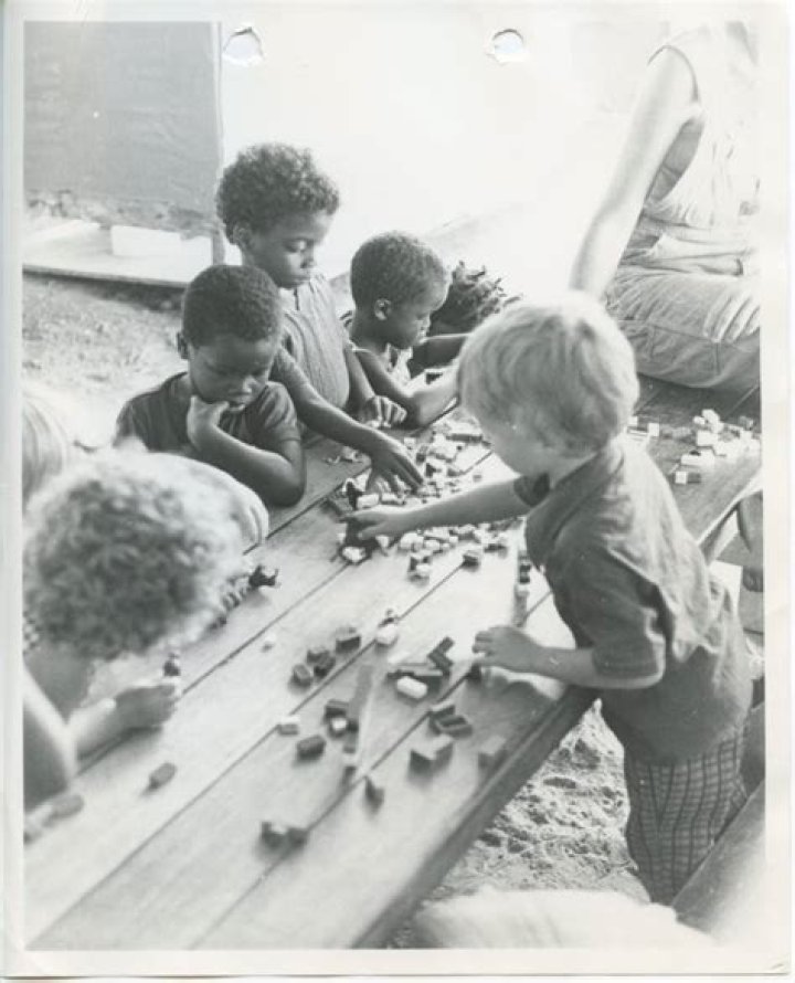 Kids Playing At Jonestown