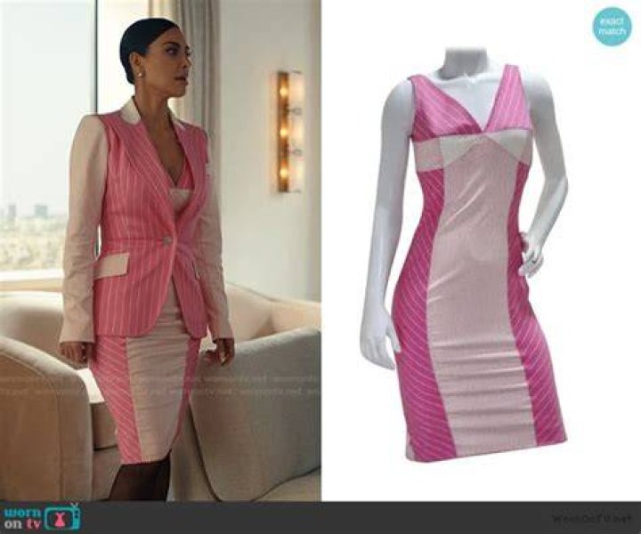Kim Kardashian Pink Striped Dress With and Kanye West teamLab Border museum Japan